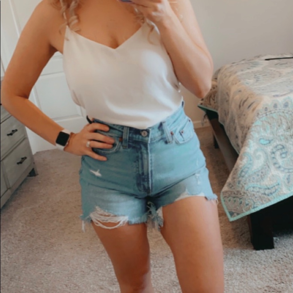 Cream colored blouse